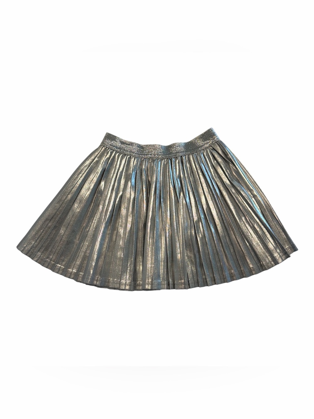 BLOOMIN BABY Shiny Silver Pleated Skirt size 2T